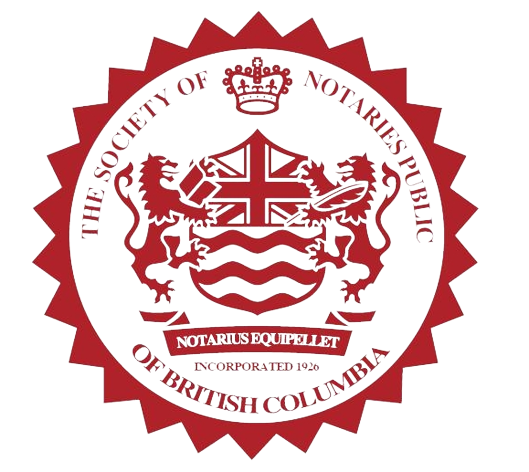 The Society of Notaries Public of British Columbia Member Seal
